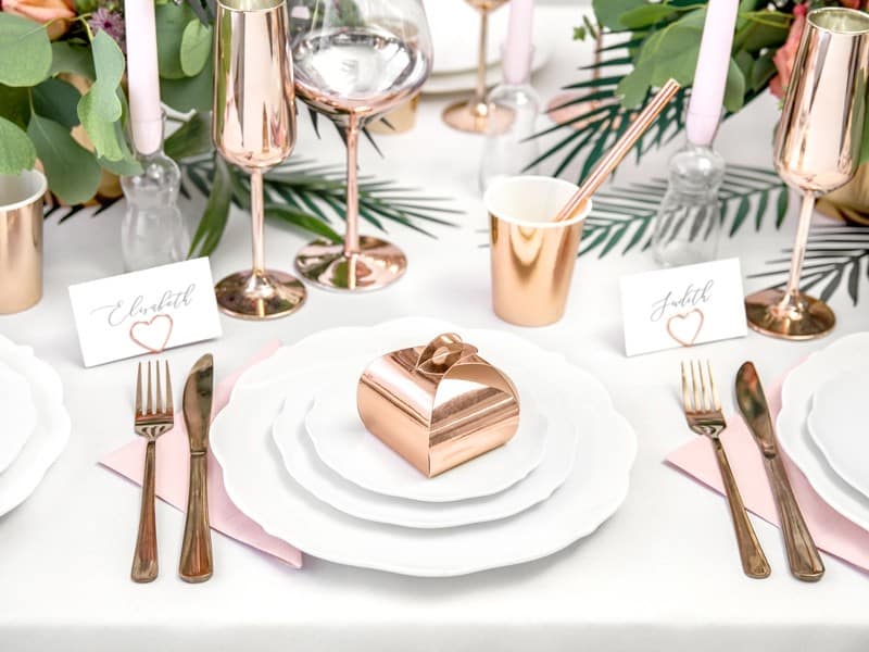 Pudełeczka ozdobne Rose Gold