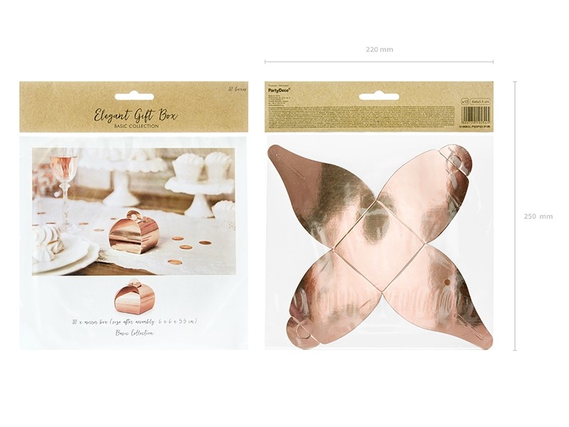 Pudełeczka ozdobne Rose Gold