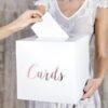 Pudełko na koperty Cards Rose Gold