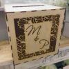 Pudełko na koperty drewniane, Personalizowane