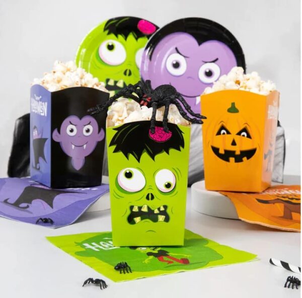 Pudełko na popcorn Halloween Monsters