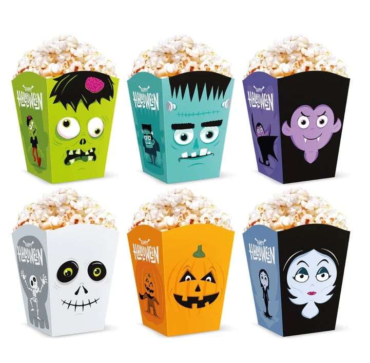 Pudełko na popcorn Halloween Monsters
