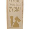 Pudełko-Skrzynka Na Wino Z Grawerem Na Prezent Ślubny