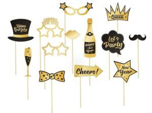 Rekwizyty Do Zdjęć Na Sylwestra Happy New Year -Zestaw