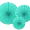 Rozety dekoracyjne tiffany blue