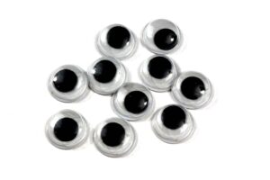 Ruchome oczka samoprzylepne 12mm