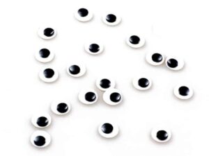 Ruchome oczka samoprzylepne 8mm