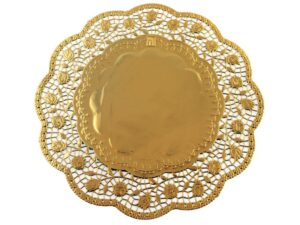 Serwetka ażurowa 30cm złota