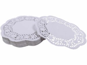 Serwetki ażurowe 10cm 100 sztuk