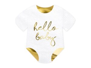 Serwetki Body Baby Shower Hello baby