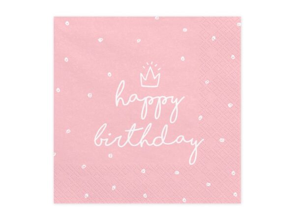 Serwetki Happy Birthday
