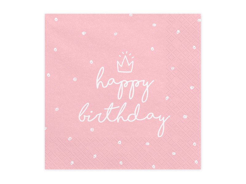 Serwetki Happy Birthday