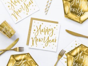 Serwetki Happy New Year Glamour
