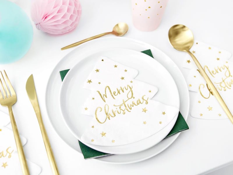 Serwetki papierowe Merry Christmas choinka