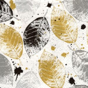 Serwetki papierowe Złote Liście 