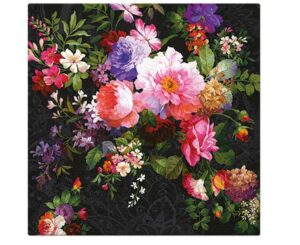 Serwetki Roses on Velvet Black