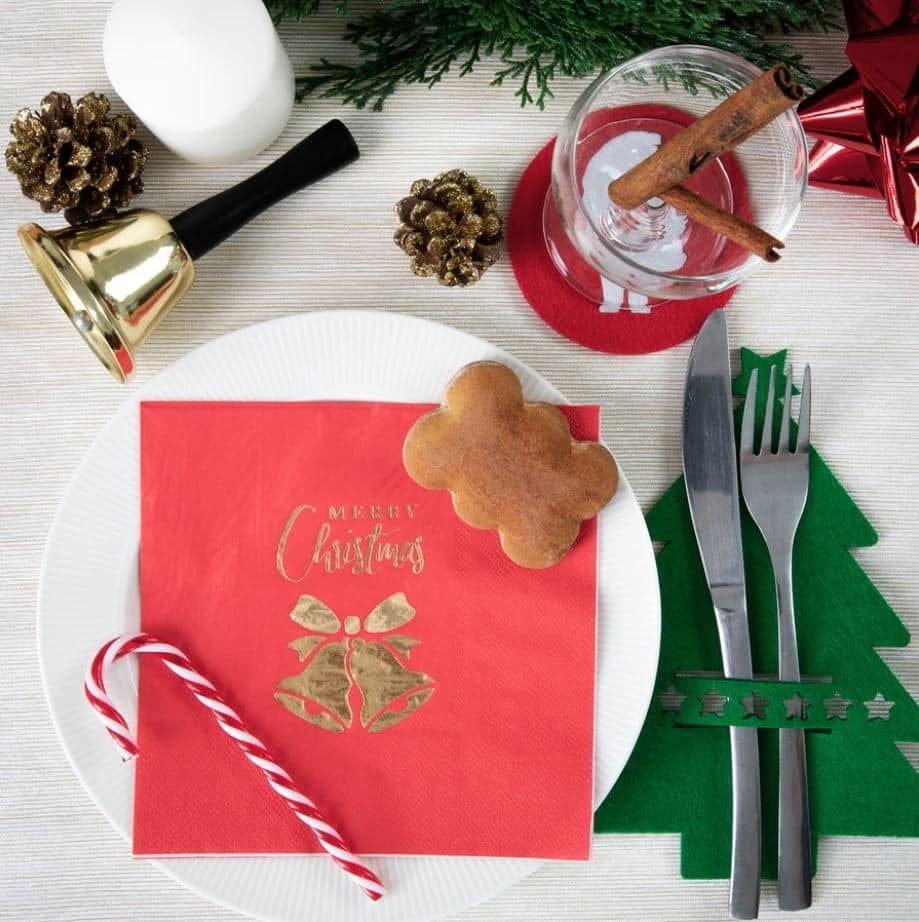 Serwetki świąteczne Merry Christmas Dzwonki 