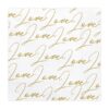 Serwetki z napisami love 33x33 cm