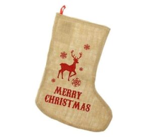 Skarpeta świąteczna Jutowa Merry Christmas