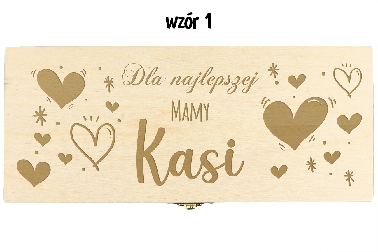 Skrzynka Na Herbatę Grawer Dzień Matki 3P