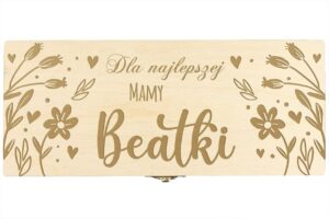 Skrzynka Na Herbatę Grawer Dzień Matki 3P
