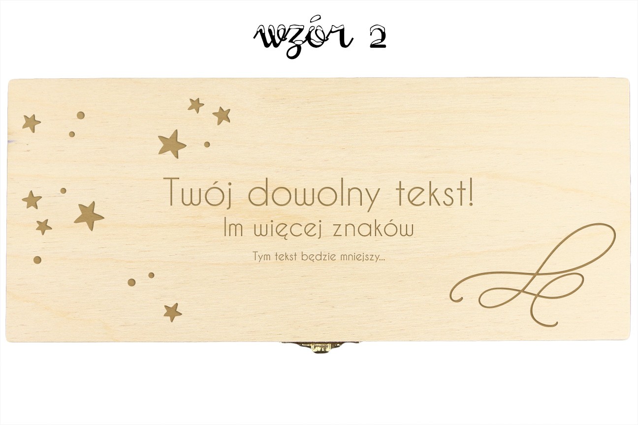 Skrzynka Na Herbatę Z Dedykacją 3 Przegródki Świąteczne