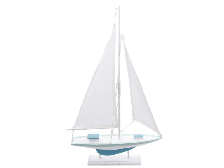 Statek morski drewniana dekoracja 30cm