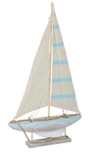 Statek Morski Drewniana Dekoracja 54cm Nad Morze