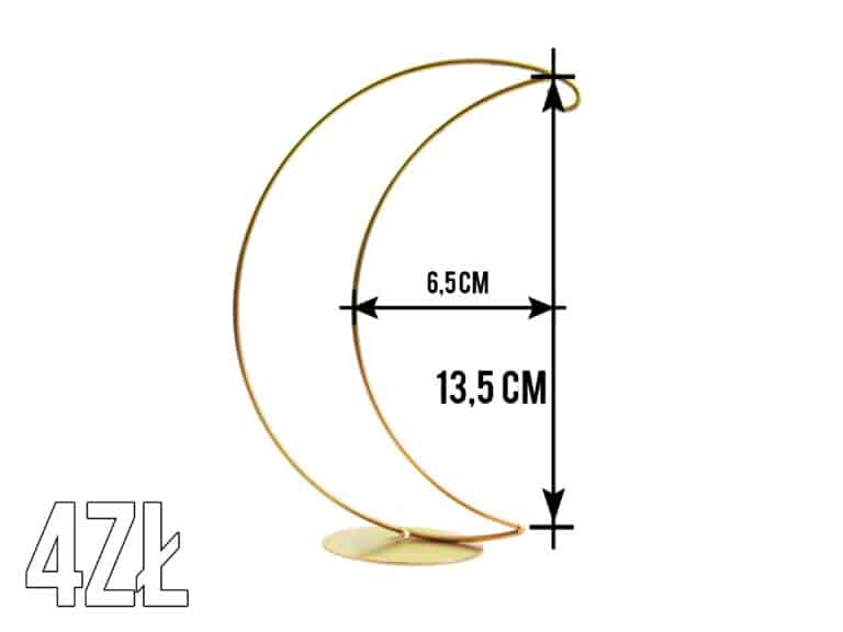 Stojak na bombki o średnicy 10cm Złoty wzór 4