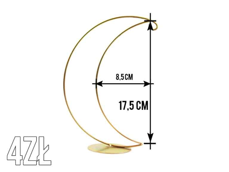 Stojak na bombki o średnicy 12cm Złoty wzór 4