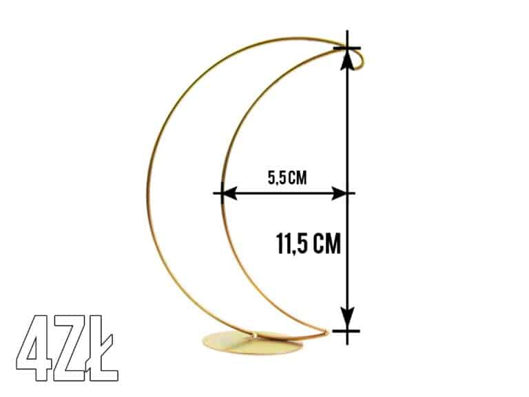 Stojak na bombki o średnicy 8cm Srebrny wzór 4