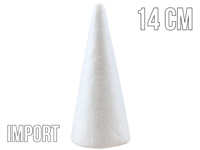 Stożek styropianowy 14cm