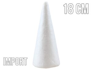 Stożek styropianowy 18cm