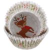 Świąteczne Papiloty na muffinki Jelonek Bambi