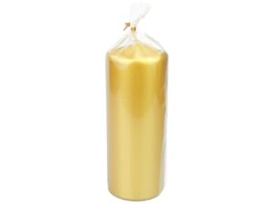 Świeca klubowa 15cm złota