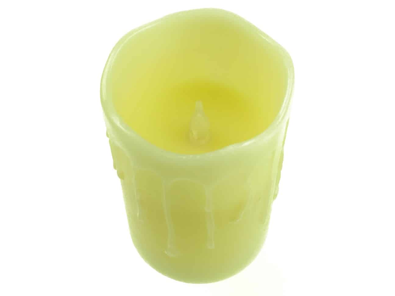 Świeca woskowa led 12,5 cm migający płomień