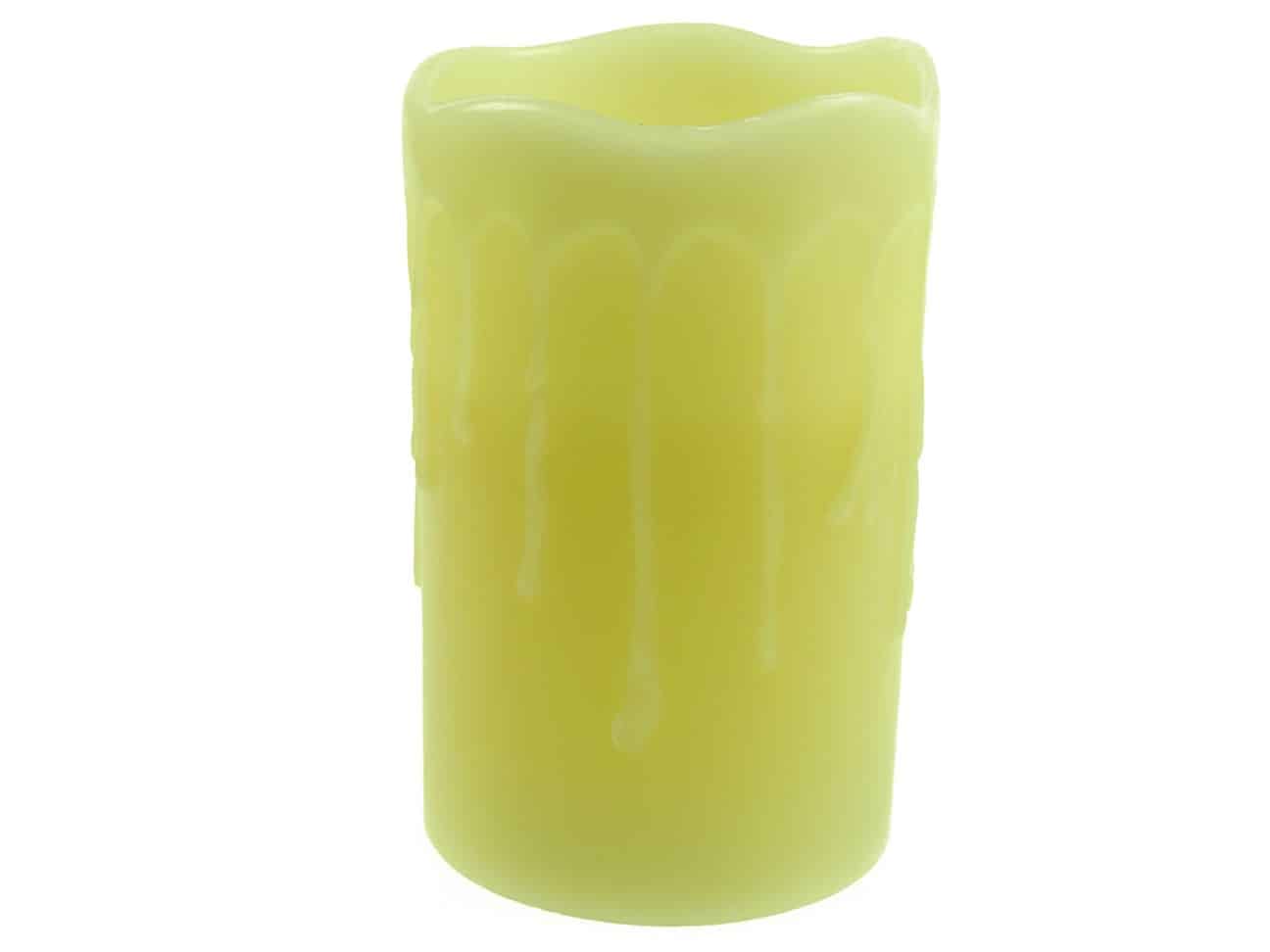 Świeca woskowa led 12,5 cm migający płomień