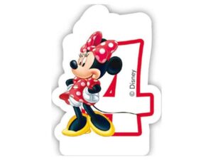 Świeczka 4 Myszka Minnie