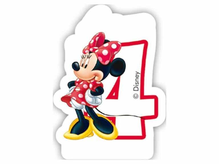Świeczka 4 Myszka Minnie