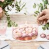 Świeczka pływająca metalizowana rose gold