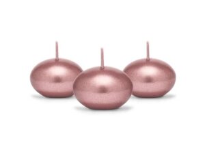 Świeczka pływająca metalizowana rose gold