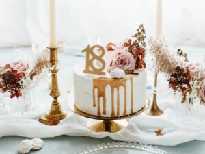 Świeczka urodzinowa 18 Glamour