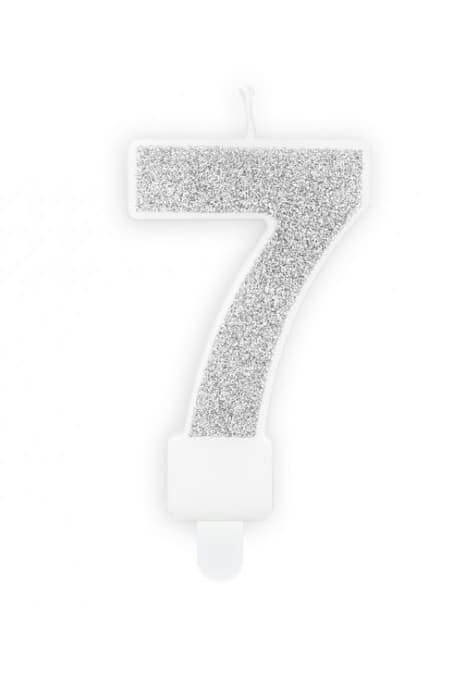 Świeczka urodzinowa cyferka 7 