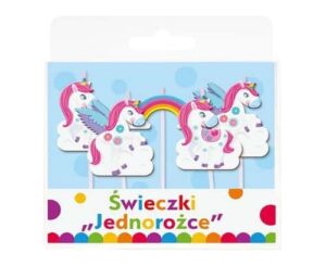 Świeczki pikery Jednorożec
