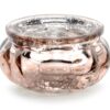Świecznik glamour rose gold