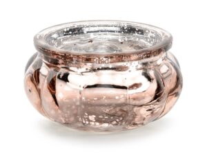 Świecznik glamour rose gold