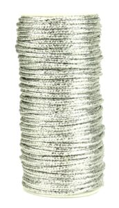 Sznurek Metalizowany Srebrny 15m / 2mm