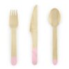 Sztućce drewniane Naturalne WOODEN CUTLERY 