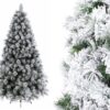 Sztuczna Choinka Ośnieżona Biała 210cm