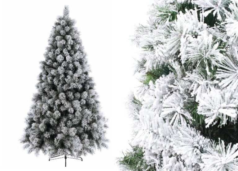 Sztuczna Choinka Ośnieżona Biała 210cm